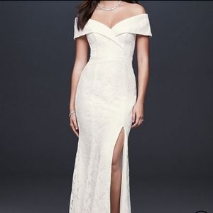 🔆 DB off the shoulder wedding dress